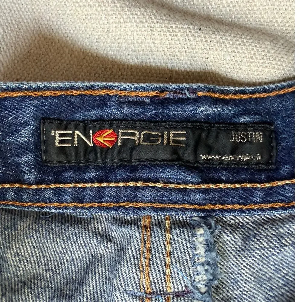 Vintage Energie Jeans Men's 33X34 Justin Distressed Jeans Straight Fit Y2K